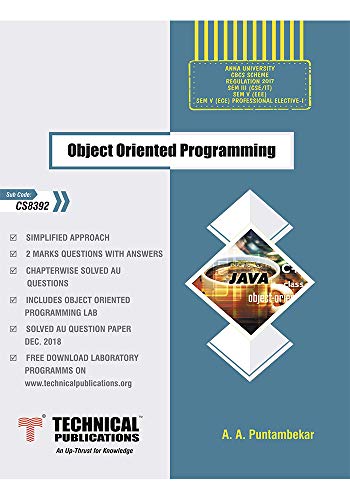 Object Oriented Programming eBook : A.A.PUNTAMBEKAR: Amazon.in: Kindle ...