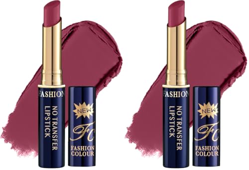 Image of Fashion Colour Lip Super Stay | Non Transferable Lipstick Waterproof | Lipsticks For Women Waterproof | 12-Hour Stay | Matte Finish | Long-Lasting | Highly Pigmented | Bold Colours Shade-09 (Reddish Violet)