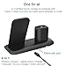Wireless Charger, 4 in 1 Wireless Charging Station for i pad A pple Watch and i Phone Air pods Pro, Wireless Charging Stand for i Phone 12/12 11 Pro Max/X/XR/Xs/A Pple Watch Charger 5-1 Air pods 2