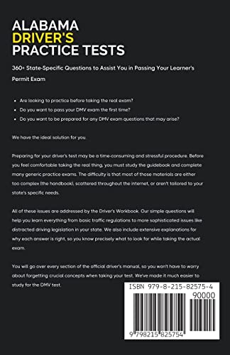 Alabama Driver's Practice Tests: 1