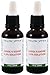 2X 2.2% Lugol's Iodine Solution (2x1 Fl Oz - 2x30 ml), Pharmaceutical Grade, Lugols Solution Made with Iodine and Potassium Iodide, Set of Two Bottles. Heiltropfen®