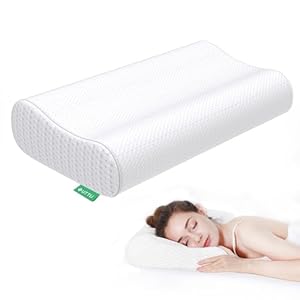 UTTU Cervical Pillow for Neck Pain Relief, Memory Foam Neck Pillow for Sleeping, Contour Pillow for Side Sleeper, Adjustable Orthopedic Sandwich Pillow, CertiPUR-US, King Size