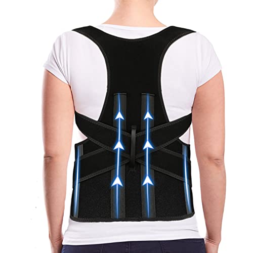 Posture Corrector for Women and Men Back Brace Upper Back Support Straightener Adjustable Support Trainer Body Correction For Upper and Lower Back, Neck and Back Pain Relief, X-Large(39-45Inch)â€¦â€¦