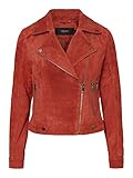 Materialzusammensetzung: 100% Schweinsveloursleder; Futter: 100% Polyester