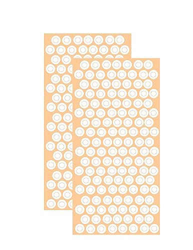 Image of SMARTSON Smart Hole Guard Sticker for Punched Papers Self-Adhesive Paper Label Multi Colors (Colors May Vary)
