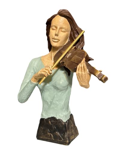 Statue de violon faite à la main 42 cm : élégance et design raffiné