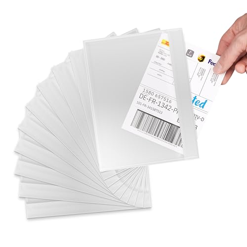 RAGO® Lieferscheintaschen selbstklebend 25 Stück DIN C6 für A6...