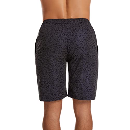 Lzlrun Rainbow Reflective Shorts Pants For Men Women Glow In The Dark (L) #TOP2