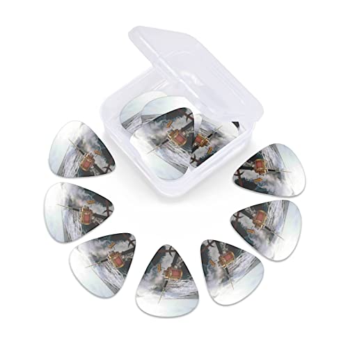 Ensemble de 12 médiators de guitare pour canne à pêche pour guitare acoustique, guitare électrique, contrebasse, ukulélé - Les Beatles, Paul McCartney, John Lennon, RIngo Starr, George Harrison Ensemble de 12 médiators de guitare pour canne à pêche pour guitare acoustique, guitare électrique, contrebasse, ukulélé – Image 7
