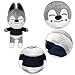 Imagen de Skzoo - Stray Kids Wolf Chan Peluche Peluche PQKL Party Peluche Muñeco Kawaii para niños