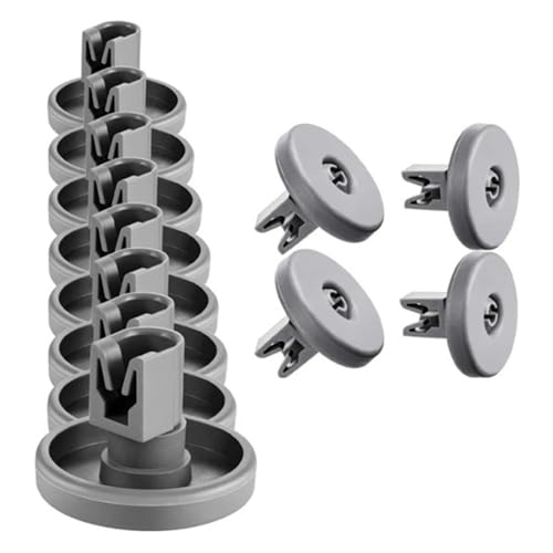 12 ruedas inferiores para lavavajillas de 40 x 29 mm, compatibles con Electrolux, piezas de repuesto 50286965004 (12 piezas)