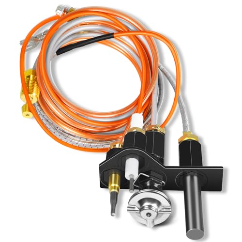 AUGSMIAR 69L17 69l1701 Natural Gas Pilot Assembly, J4117, 904405 NG SIT Pilot Assembly Parts for Lennox Elite, IHP, Merit, Serefina, Superior, Astria Direct Vent Gas Fireplaces with Flame Sensor