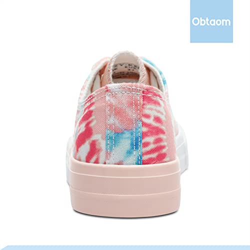 Image of Obtaom Unisex Canvas Shoes Low Top Fashion Sneakers Slip on Walking Shoe