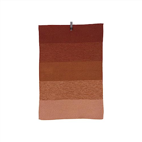 OYOY Living Design Niji Mini Towel Dark Caramell Marrón - 58 x 38 cm Toallas de cocina / baño de algodón orgánico - Absorbente y suave