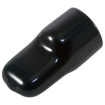 Caplugs VFC-490-8 VFC Series Vinyl Cap with Flat Pull-Tab, 100 Pack, Black Plastic Caps, 0.490 W x 0.500 L Protective Closures, Masking, Painting, Plating, Powder Coating, Easy Removal (99390455)
