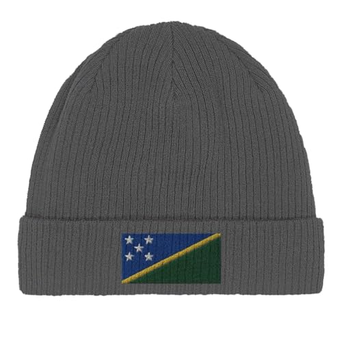 Bonnet en coton drapeau des Salomon gris pour homme et femme