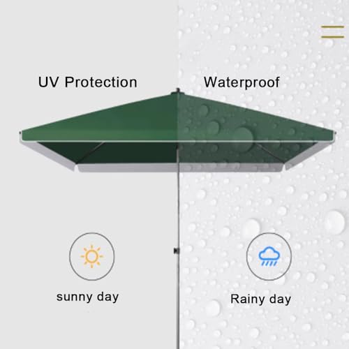 Lona de repuesto de 2x2 m para sombrilla de terraza impermeable y protectora solar 4