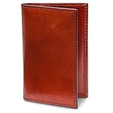 Bosca | Men’s Calling Card Case Wallet in Italian Old Leather