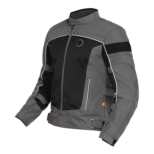 Royal Enfield Explorer V4 Pro Riding Jacket Grey (L) 42 Cm with "...