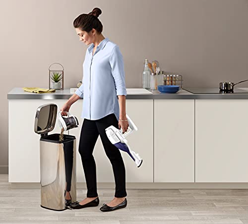 ROWENTA AIR FORCE 360 MAX Aspirateur Balai sans Fil Multifonction 21,9V, Jusqu'à 30 Min d'autonomie, Ultra léger, Tête d'aspiration avec LED, Bien accessoirisé Blanc RH9021WO - Image 8