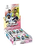 2021-22 Topps UEFA Champions League Chrome Soccer Hobby Box (18 Packs/4 Cards: 1 Auto)