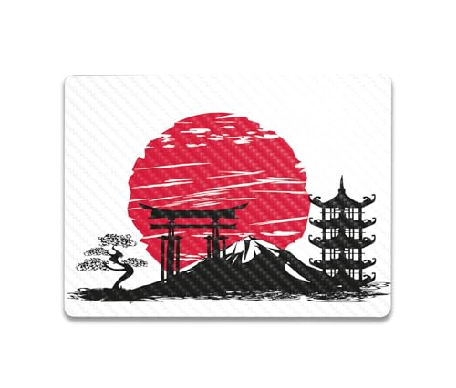 Image of MightySkins Carbon Fiber Skin Compatible with Microsoft Surface Laptop Go 3 (2023) Full Wrap Kit - Japanese Style | Protective Durable Textured Carbon Fiber Finish | Made in The USA