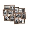 Jerry maggie photo frame 19×22 white black picture frame selfie gallery collage wall hanging for 6×4 photo 12 photo sockets wall mounting design golden 12 sockets  urban country home decor