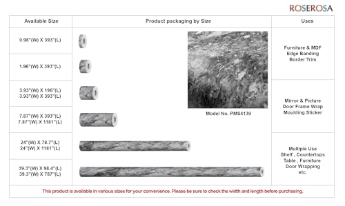 Papel autoadhesivo de mármol ROSEROSA PMS4139 para cubrir imperfecciones en puertas 7