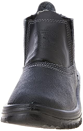 Fixtil BOT 03/38 Botina de Elástico e Biqueira, Preto, Nº3