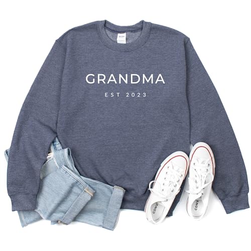 Verita Culture Grandma Custom Est Year Women'S Long Sleeve Crewneck Sweatshirt thumb #6