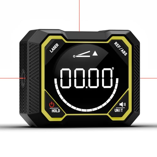 Digital Angle Finder with Laser Magnetic Inclinometer USB Rechargeable