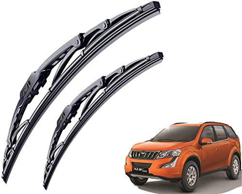 Image of WolkomHome High Performance OE Car Wiper Blade Replacement set of 2 Pc Right 24 inch Left 20 inch for MAHINDRA XUV500 2011 to 2015