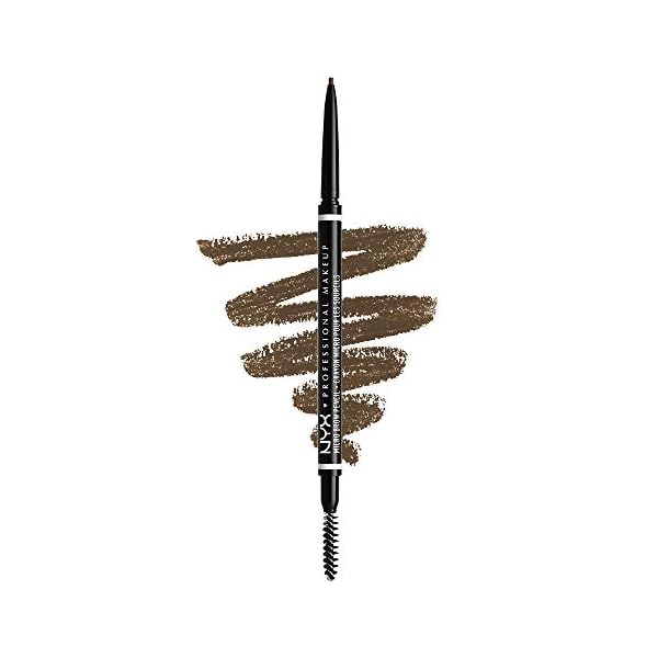 NYX-PROFESSIONAL-MAKEUP-Micro-Brow-Pencil-Eyebrow-Pencil-Ash-Brown NYX PROFESSIONAL MAKEUP Micro Brow Pencil, Precise Eyebrow Pencil - Ash Brown