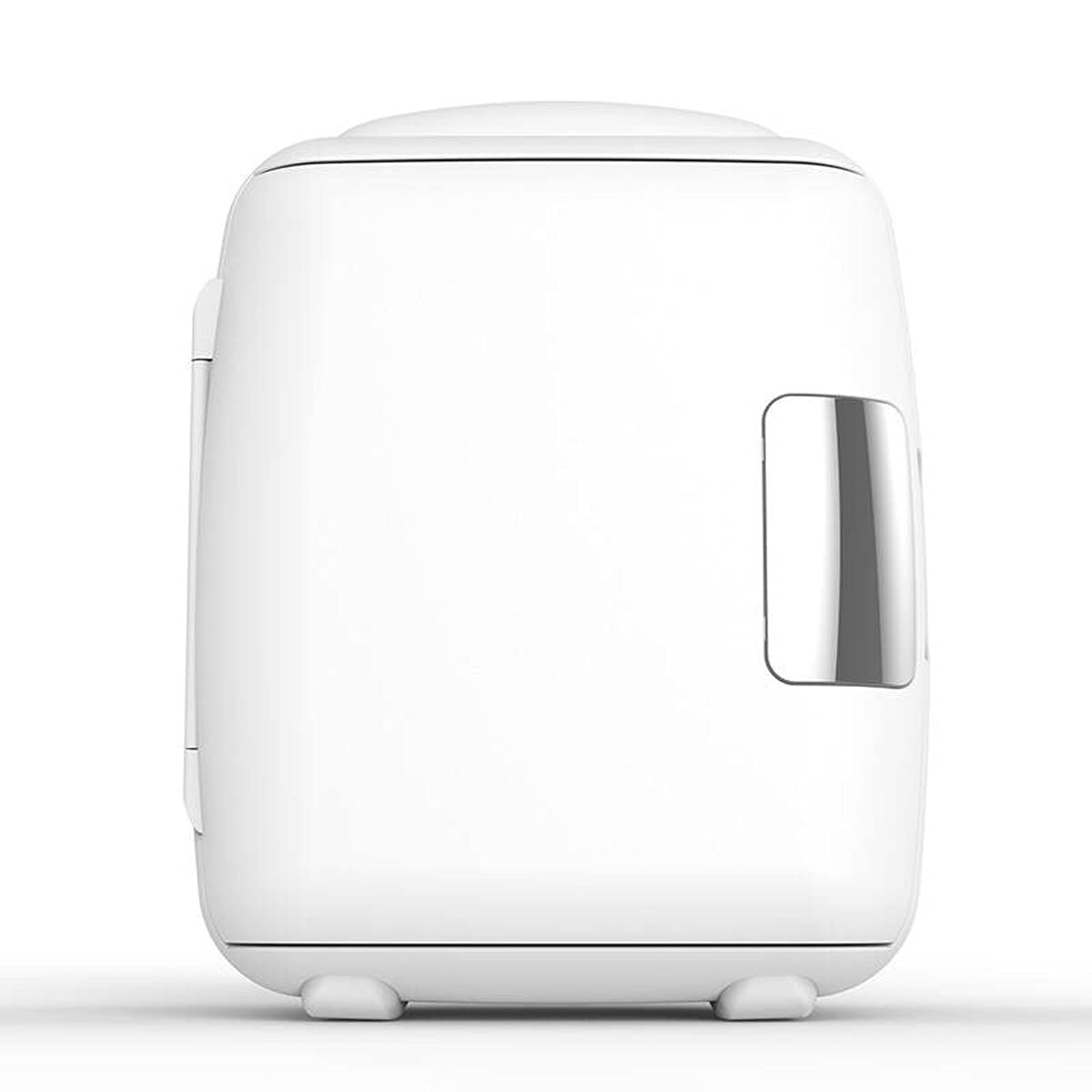 Mini refrigerador termoeléctrico portátil de 4 litros con CA/CC, ideal para el cuidado de la piel, alimentos, hogar y viajes (color: blanco, tamaño: 12 V/220 V)
