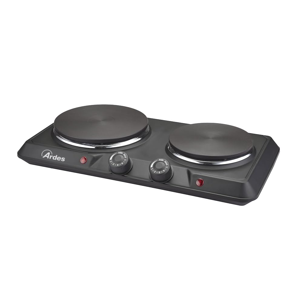 FORNELLO ELETTR. 2PIASTRE IN GHISA 2500W FOCUS DUO