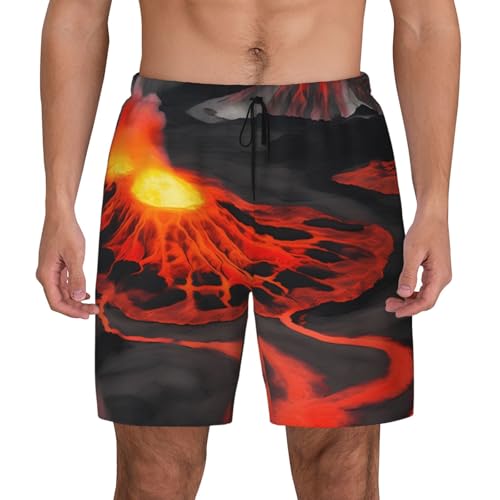 Short de bain homme respirant Kilauea Volcanos, le maillot léger idéal pour vos vacances