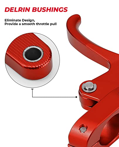 kemimoto Sea-Doo Finger Throttle for Yamaha Wave Runner Kawasaki Jet Ski Red