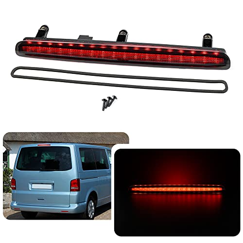 1 x dritte Bremsleuchte mit Rauchglas, hohe Halterung, Bremslicht für VW T5 Transporter Multivan Caravelle Heckklappe High Level 3. Bremslicht