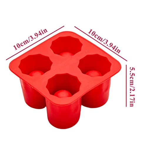 Molde para cubos de hielo forma copa de vino miniatura 5