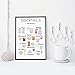 Produktbild Aymsm Cocktail Rezept Print Bar Poster Cocktail Anleitung Bild Kunst Leinwand Gemälde Geschenk Küche Wand Art Deco 40x60cm Rahmenlos