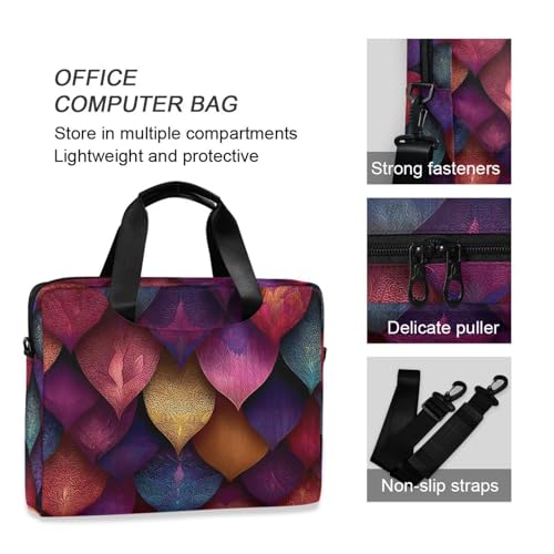 Bolso para portátil con estampado de escalas coloridas miniatura 6