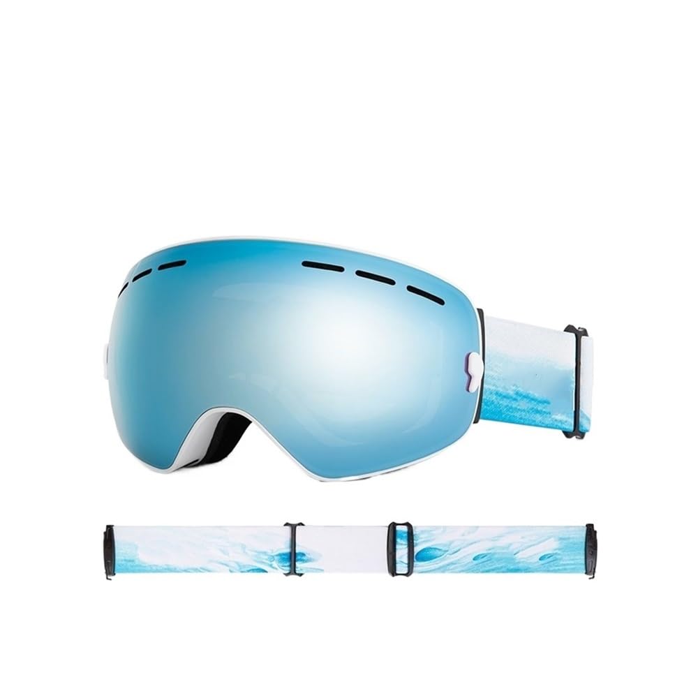 VCLUST Occhiali Moto Per Lo Sci Protezione UV400 Sci Occhiali Da Neve Occhiali Da Sci Uomo Donna Occhiali Da Snowboard Occhiali Maschera Da Sci Antiappannamento (Color : 13)