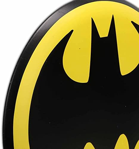 DC Comics バットマン バットシグナル ラウンド エンボス メタルサイン - ビンテージバットマン 壁装飾 男の洞窟や映画室用