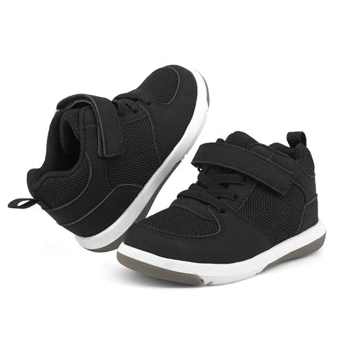 Image of SKYWHEEL Toddler Boys Girls Tennis Shoes Kids Slip On Barefoot Shoes Wide Casual Walking Running Sneakers for Little Kids