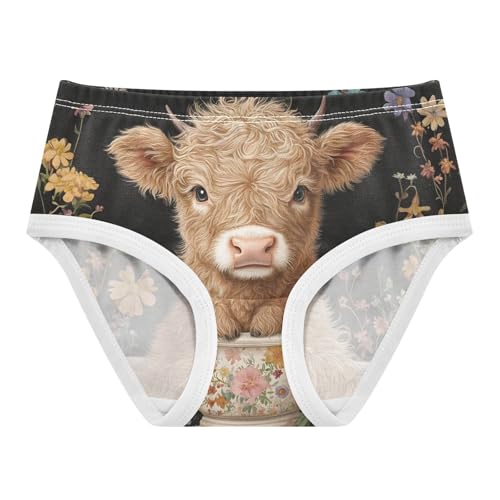 Highland Cow Toddler Girls's Underwear 2T 202c0304