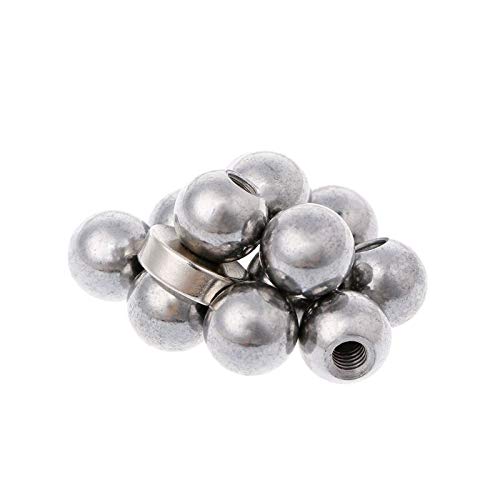 Lysee 3D Printer Parts & Accessories and High Cost-Effective 12Pcs Screw Ball + Round Magnetic Bracket for 3D Printer Reprap Delta Kossel K800