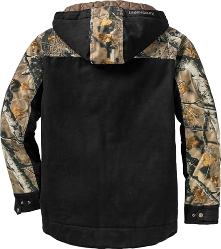 Legendary Whitetails Men's Winter Coat Quilted Canvas Workwear Jacket Water Repellent Insulated2