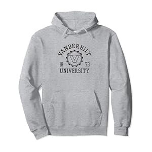 Vanderbilt Commodores Stamp Logo Officially Licensed Pullover Hoodie