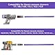 KENSHIRE Trocknerentlüftungsreinigungsset kompatibel mit Dyson DC30 DC31 DC34 DC35 V7 V8 V10 V11 V12 V15 Trockner Entlüftungsreiniger Schlauchaufsatz Trockner Fusselentferner langer Schlauchaufsatz