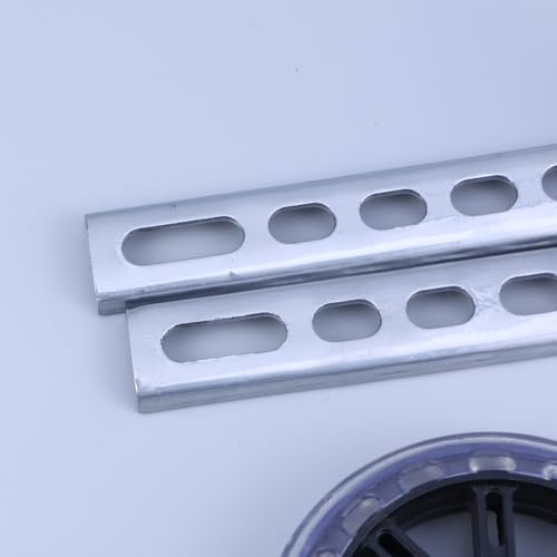 Ruedas auxiliares de entrenamiento UPKOCH Mute Flash ajustables, silenciosas, resistentes a UV, negras para bicicleta miniatura 5